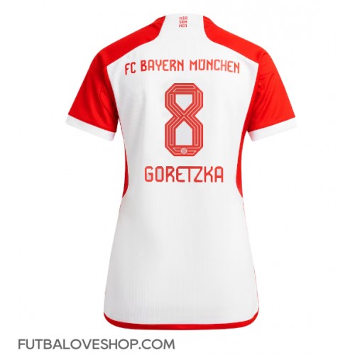 Dres Bayern Munich Leon Goretzka #8 Domáci pre Ženy 2023-24 Krátky Rukáv